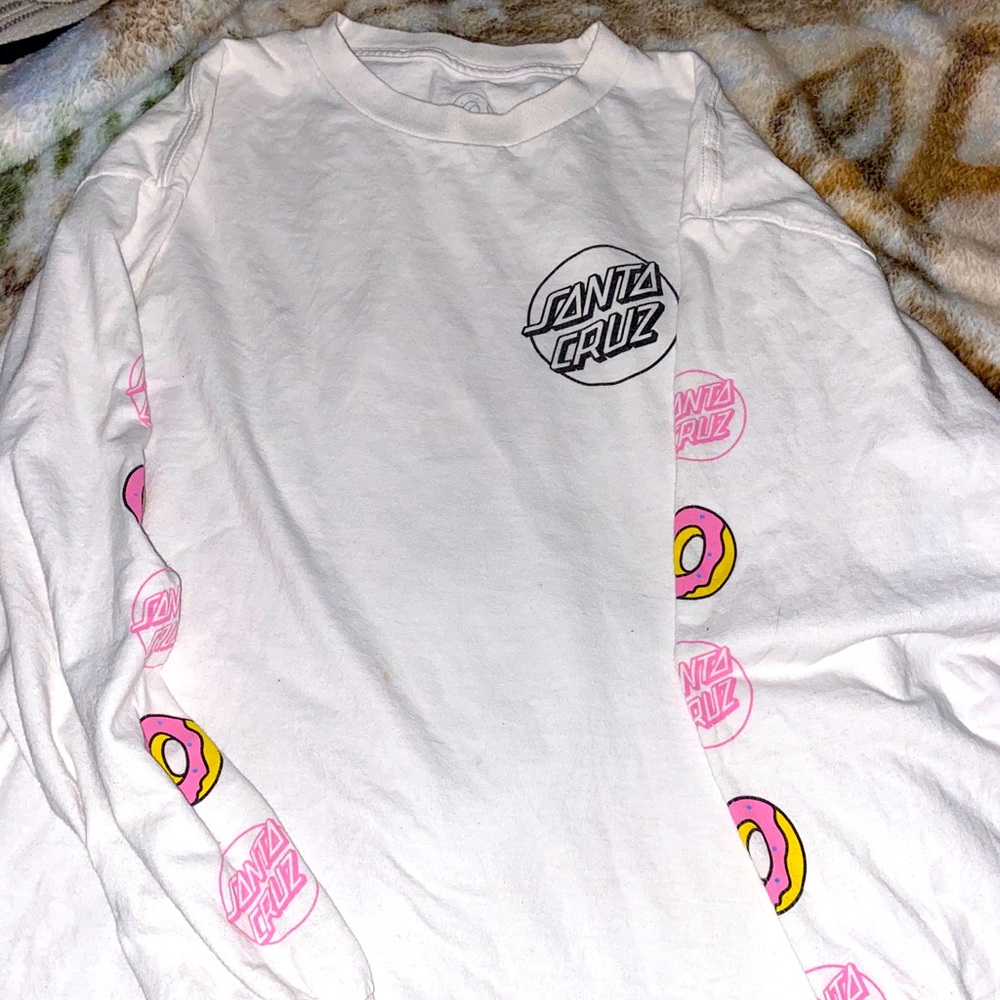 Santa cruz odd future long sleeve tee 🤍💓💛